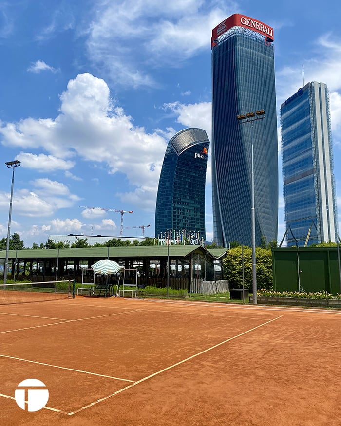 Campo da tennis di Milano City Life | Foto Gallery Tennis On Court | Il tennis da un altro punto di vista.