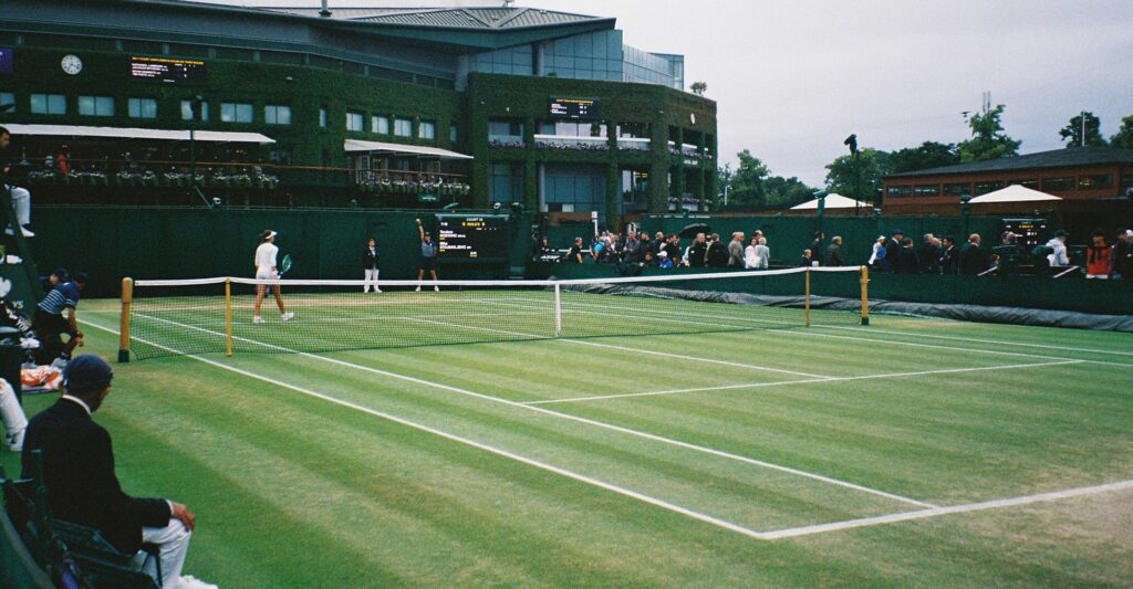 Campo da Tennis di Wimbledon | Tennis On Court | Il tennis da un altro punto di vista